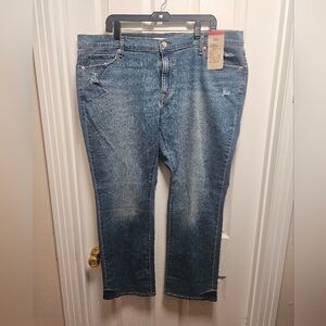 Levi’s Classic Straight Jeans Women’s 22W Light Blue Denim NWT Plus Size